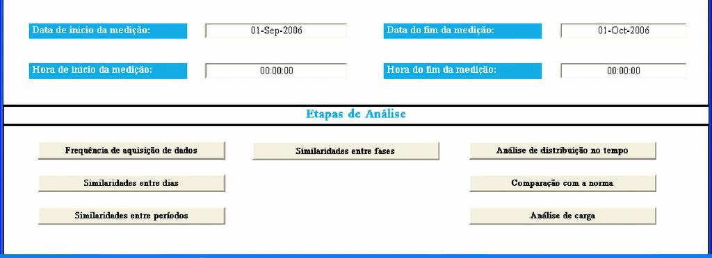 7 Janela do módulo de entrada do programa (Banco de Dados) Nos capítulos subseqüentes os demais módulos da ferramenta serão detalhadamente apresentados.