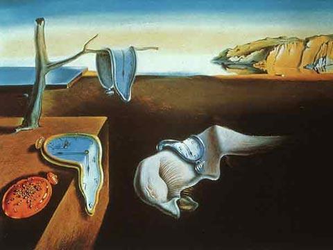 Surrealismo (1924) Obras como A Persistência da Memória, de Salvador Dalí, foram criadas segundo o pensamento que é expresso na ausência de qualquer controle exercido pela