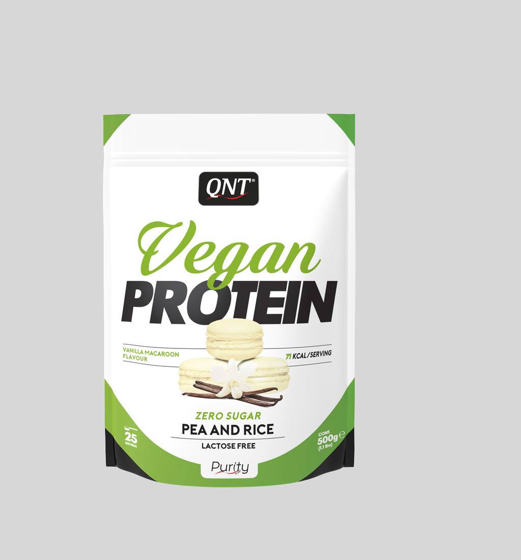 16 VEGAN PROTEIN Suplemento protéico para atletas Proteina Isolada de Ervilha, Proteína de Arroz, Espessantes Goma Guar e Goma Xantana, Aroma Natural, Reguladores de Acidez Monopotássio, Fósforo e