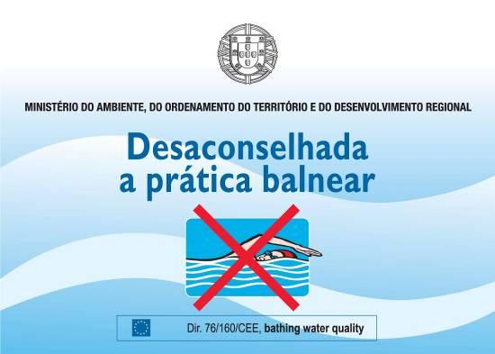Qualidade das Águas Balneares 2007 Os painéis indicativos da aptidão ou inaptidão (temporária ou não) para a