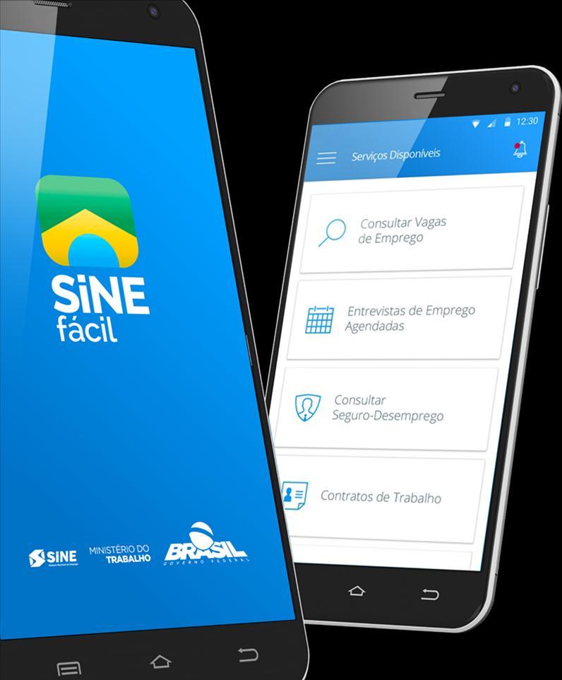 SINE fácil Disponível para dispositivos Android e ios, o aplicativo traz um conjunto de