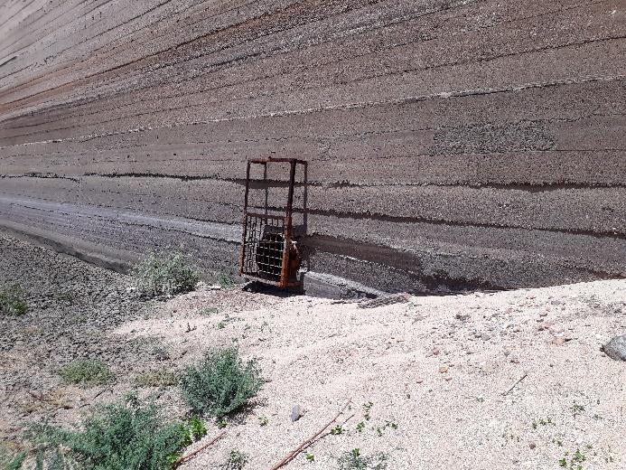 Tomada d água do descarregador de