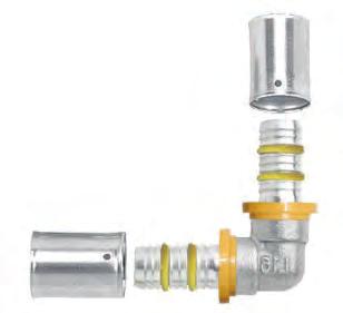 >B< Flex Gas PG7090 Codo 90º Joelho 90º 6-6 - 2-2 32-32 unidades cajita pequeña 24 8 92 44