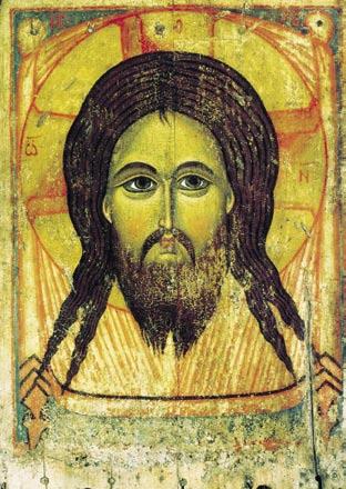 ZAMYSLENIE JOZEFA GAČU Mandylion Kristova tvár Tajomstvo ikony je v tom, že je časťou liturgického prostredia, je to udalosť modlitby a kontemplácie mnohých ľudí.