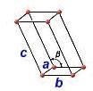 5 TABELA 1 Relações entre os parâmetros de rede das geometrias das células unitárias para sete sistemas cristalinos Sistema Relações Ângulos Geometria da Célula Cristalino Axiais Interaxiais Unitária