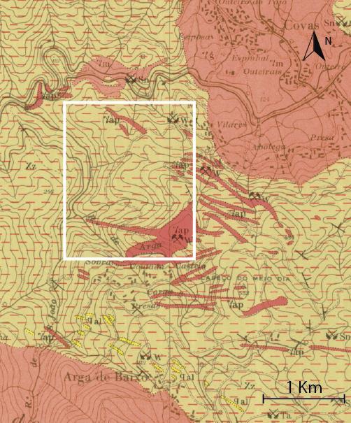 II.2.4. SÍNTESE DE TRABALHOS ANTERIORES Os primeiros trabalhos cartográficos nesta região foram efetuados por Nery Delgado & P.