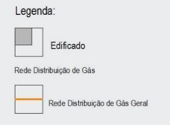 Figura 115 Rede de Distribuição de Gás na