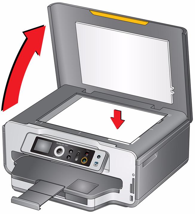 Como digitalizar Como digitalizar no painel de controle Para digitalizar um documento ou uma foto no painel de controle: 1.