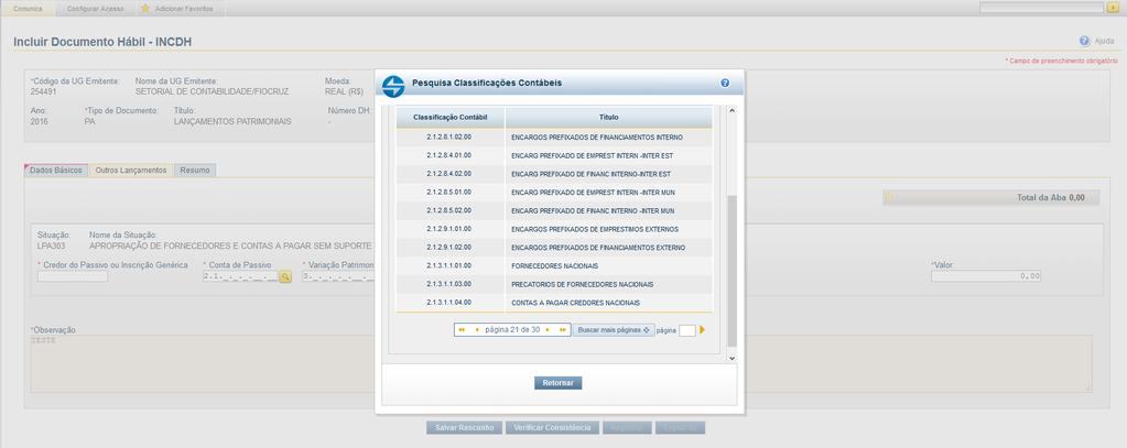 APROPRIAÇÃO DE FORCEDORES E CONTAS A