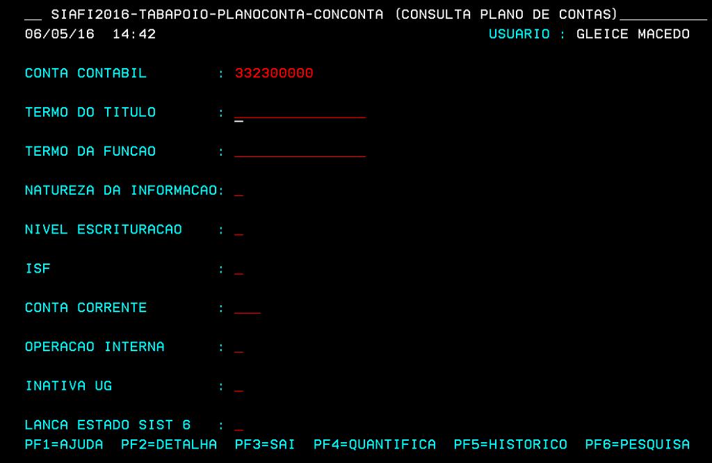 SIAFI CONSULTAR PLANO DE