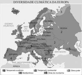 Sul: dobramentos modernos, destacando-se as cordilheiras formadas na Era Terciária, como os Pireneus (Espanha-Portugal), Alpes (Suíça-Áustria), Apeninos (Itália), Cárpatos (Romênia), Alpes Dináricos