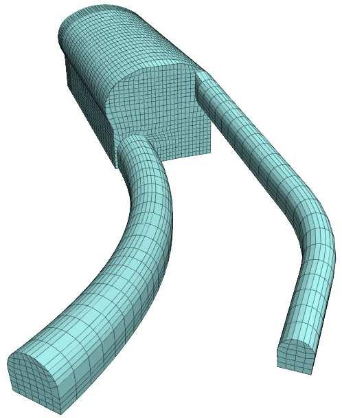 Descrição do modelo numérico Foi desenvolvido um modelo numérico tridimensional para a interpretação, em conjunto, de todos os resultados dos ensaios,