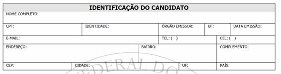 ANEXO 1 FORMULÁRIO DE INSCRIÇÃO NO PROCESSO SELETIVO DE BOLSAS DO PPGEN 2018/1 Declaro