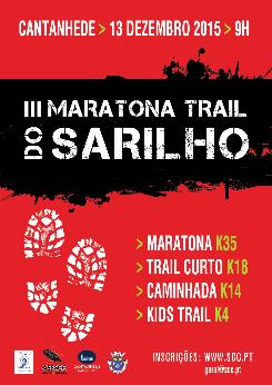 A 3ª Maratona Trail do Sarilho, Trail Curto K18 e a Caminhada terão início às 09h00 e vão percorrer caminhos de vinhas e bosque, Horst de Cantanhede e os Trilhos do Sarilho, com início e fim no