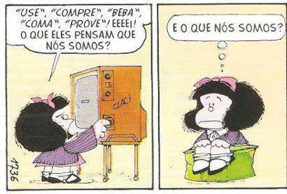 VESTIBULAR EDUCAÇÃO DO CAMPO /1 PROVA DE ARTES VISUAIS QUESTÃO 01 QUESTÃO 04 Observe a tirinha da personagem Mafalda, de Quino.