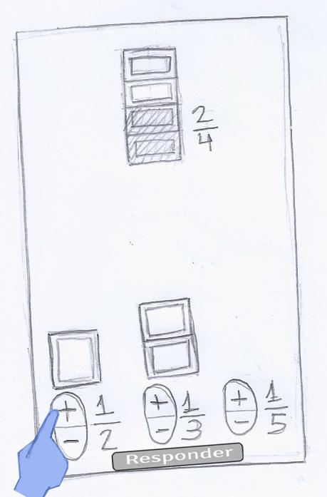 denominadores diferentes, ele deve ajustar seus numeradores para encaixar uma delas