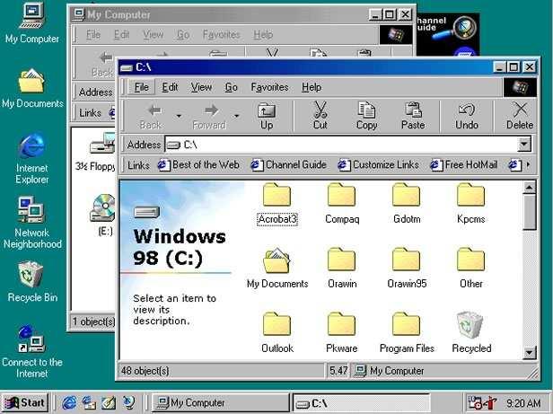 Windows 98 Macêdo Firmino (IFRN)