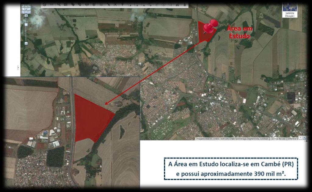 PROJETO PARANÁ NORTE 6 Município de Cambé Região metropolitana de Londrina Terreno de 396.