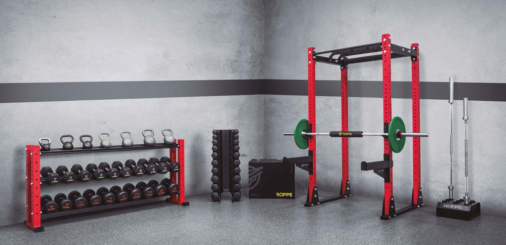 RACK HX10 - HALTER RACK PARA DUMBBELL POWER RACK Rack compacta para armazenar kit com 10 pares de dumbbells/tribells.