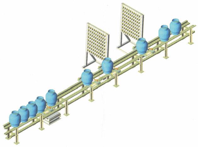 3.3.2 - Plano de Ação 1- Adoção de balança dinâmica, com sistema de pesagem interligado com um painel de plaquetas de tara que sinaliza com iluminação exclusivamente a plaqueta correspondente a massa