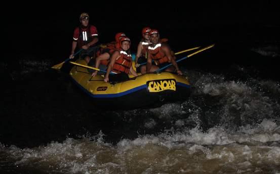 Atividades de aventura Rafting Noturno no