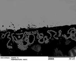 30 Figura 6 - Microscopia ótica das camadas oxidadas: (a)