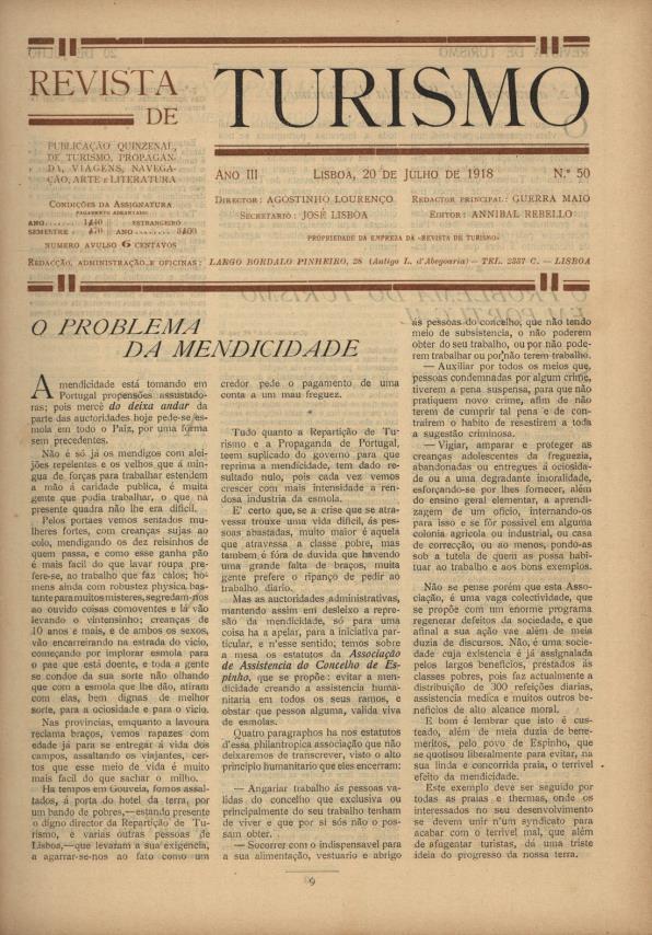 Revista de Turismo, 1929, e