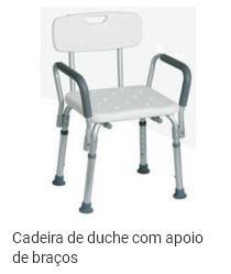 Ideal para poliban Dimensões: base de 45x38cm; assento de 49x28cm; altura reg.