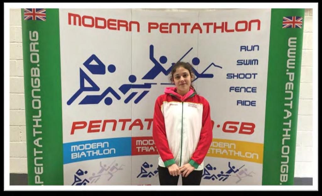 10 A pentatleta portuguesa Maria Miguéis Teixeira disputou no mesmo fim-de-semana em Birmingham (Reino Unido) o Meeting GBR Youth International para o escalão de Juniores A, obtendo a 13ª posição em