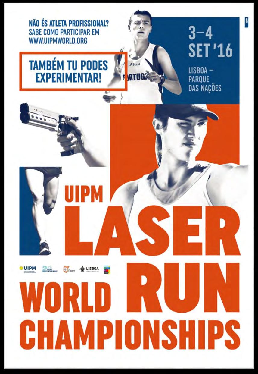 36 O Parque das Nações (Lisboa) recebeu no início de Setembro o Campeonato do Mundo de Laser-Run, formato competitivo que combina a corrida com tiro laser de forma alternada, duas das modalidades do