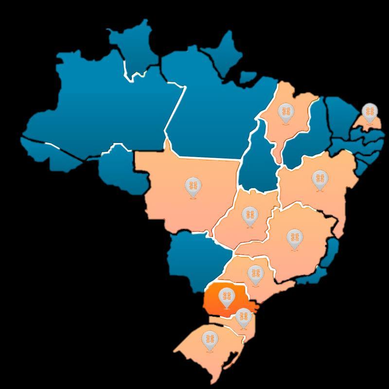 Companhia Paranaense de Energia - Copel > Sede: Curitiba/PR > 63 anos no setor > Companhia Integrada Geração, Transmissão, Distribuição, Comercialização e Telecomunicações >