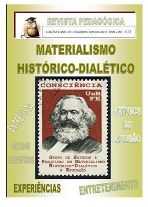 A revista Materialismo Histórico-Dialético, é fruto de debates durante um semestre letivo com um grupo de estudantes do mestrado e doutorado em educação da Universidade de