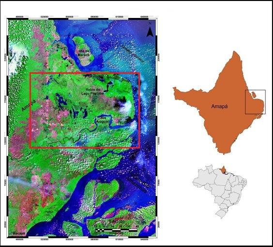 3. LOCALIZAÇÃO DA ÁREA DE ESTUDO Situada entre a foz do rio Araguari e a região dos lagos, ao longo da