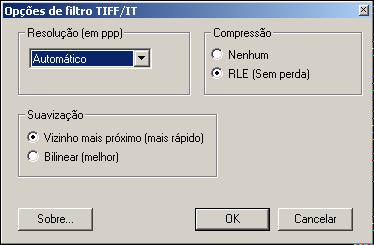 FILTROS DO HOT FOLDERS 97 PARA USAR O FILTRO TIFF/IT PARA POSTSCRIPT 1 Siga as etapas de 1 a 4 em Para selecionar uma configuração de filtro na página 86.