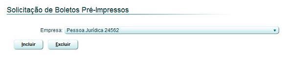 Sicoobnet Empresarial - Solicitação de pré-impressos Por meio dessa funcionalidade, o usuário poderá realizar a impressão de diversos boletos