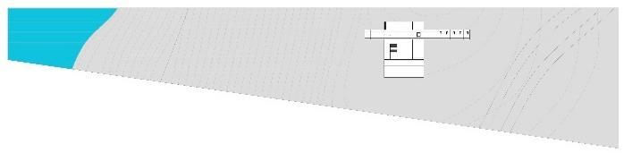 Na Piracaia, um prisma retangular serve como uma plataforma semienterra
