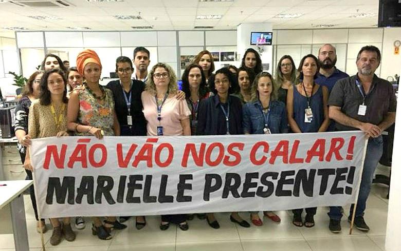 São Paulo Jornalistas e radialistas da Empresa Brasileira de Comunicação (EBC) protestaram nesta terça-feira (20) em Brasília contra pressões da gerência de veículos de comunicação que integram a