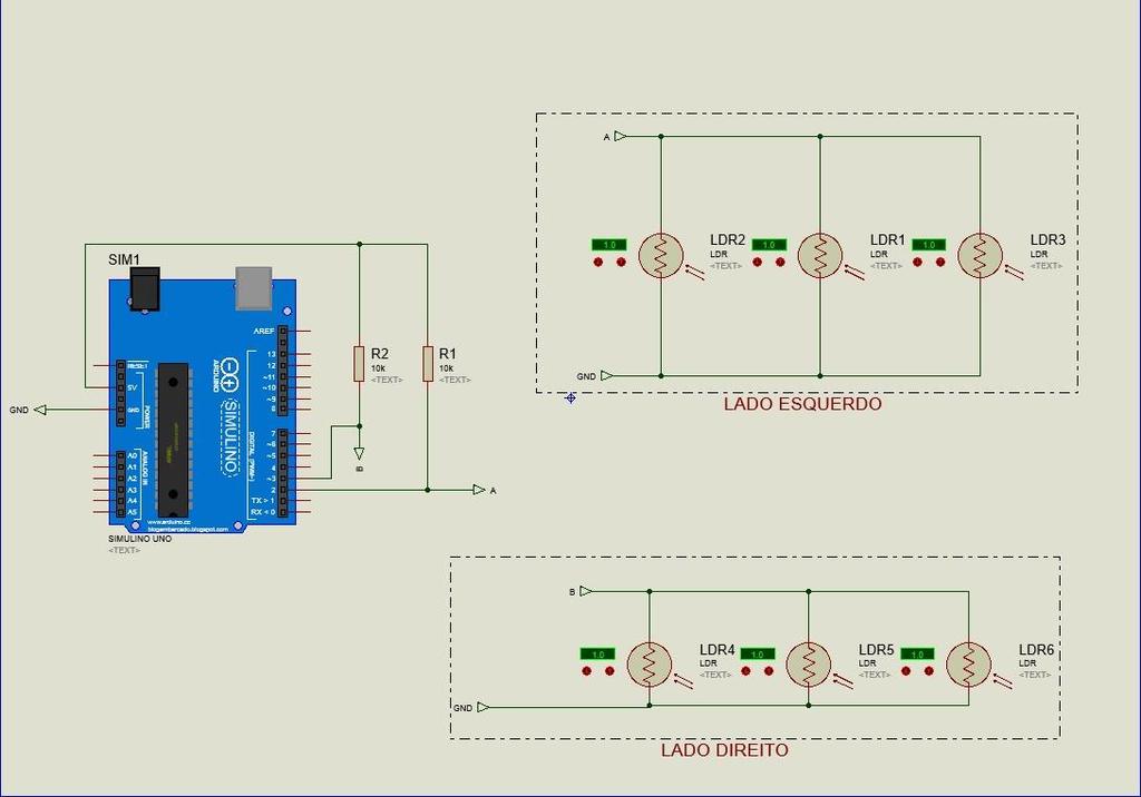 4.5 Módulo Digital Na parte digital encontra-se o circuito para o controle do posicionamento do painel fotovoltaico.