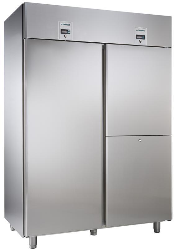 RANGE COMPOSITION The range consists of 5 fan assisted models of 1430 liter refrigerated/freezer cabinets that offer excellent standards in terms of performance and efficiency.