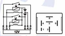 Pode ser utilizado em qualquer veículo. Mantém o farol aceso por aprox. 20 segundos após o desligamento do veículo. Parada do motor.