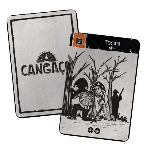 As cartas de Cangaço representam as cartas que serão escolhidas durante as