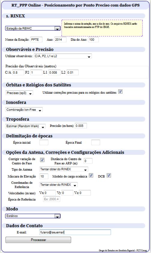 Figura 3.8 Diferentes estratégias de processamento disponíveis no serviço RT_PPP Online. 3.3. PPP em tempo real (RT-PPP) Atualmente, o PPP em tempo real (Real Time PPP RT-PPP) já é uma realidade, por exemplo, por meio do serviço comercial APPS do JPL/NASA.