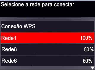 Impressora Multifuncional KODAK ESP C315 O LED de conectividade Wi-Fi pisca quando a impressora procura por redes sem fio disponíveis na faixa de alcance e, em seguida, exibe a lista de acordo com a