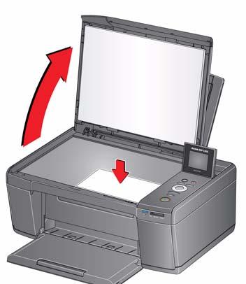 Como digitalizar no painel de controle Impressora Multifuncional KODAK ESP C315 Para digitalizar um documento ou uma foto no painel de controle: 1.