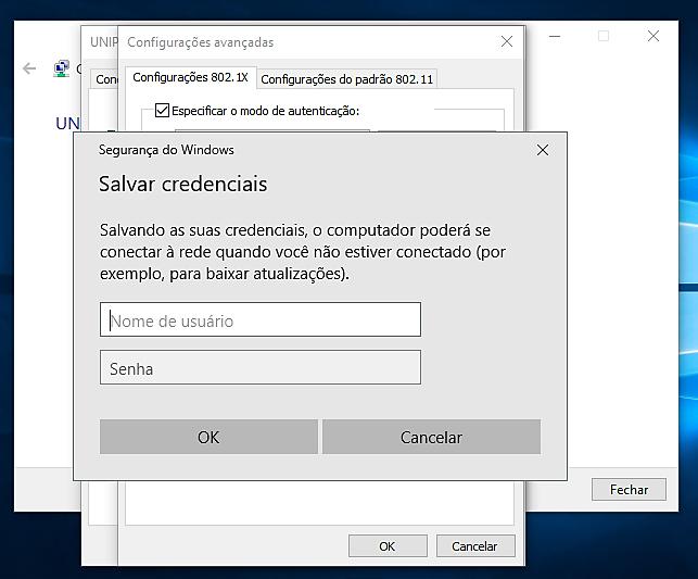 2.11 - Preencha os campos com o usuário e senha de acesso à Internet (que são as mesmas