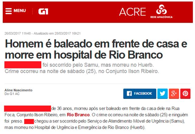 Para efeitos penais, quando foi que ocorreu o crime acima? Foi quando o indivíduo foi baleado? Ou quando este veio efetivamente a falecer, nas dependências do hospital?