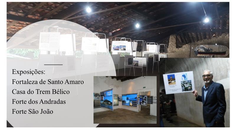 Outas exposições iconográficas sobre as fortificações de defesa do Porto de Santos e demais fortificações indicadas para o