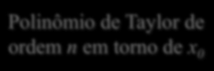 Observe que a forma do erro para o polinômio de Lagrange é bastante semelhante àquela do