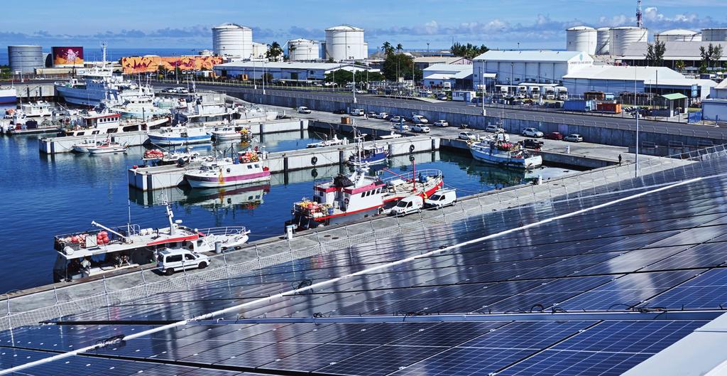 8 Nossa visão estratégica Unidade Fotovoltaica - Port Ouest, Ilha da Reunião Principais indicadores de 2017 da atividade solar 33 colaboradores 31 mw no Caribe e na Guiana Francesa 30 mw no Oceano