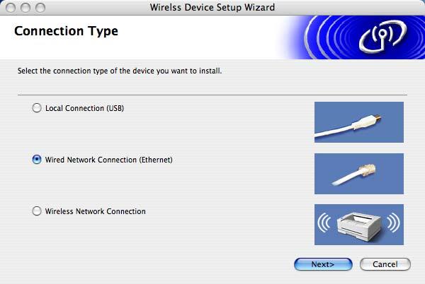 Instalar o Controlador e o Software Para Utilizadores de Rede com Interface de Fios Para Mac OS X 10.2.